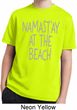 Yoga Namastay at the Beach Kids Moisture Wicking Shirt