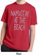 Yoga Namastay at the Beach Kids Moisture Wicking Shirt