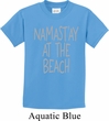 Yoga Namastay at the Beach Kids Shirt