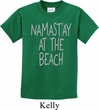 Yoga Namastay at the Beach Kids Shirt
