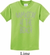 Yoga Namastay at the Beach Kids Shirt