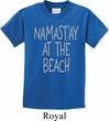 Yoga Namastay at the Beach Kids Shirt