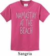 Yoga Namastay at the Beach Kids Shirt