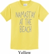 Yoga Namastay at the Beach Kids Shirt
