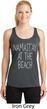 Yoga Namastay at the Beach Ladies Dry Wicking Racerback Tank Top