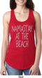 Yoga Namastay at the Beach Ladies Ideal Tank Top