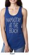 Yoga Namastay at the Beach Ladies Ideal Tank Top