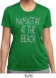 CLEARANCE - Namast'ay at the Beach Ladies Moisture Wicking Yoga Shirt