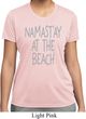 CLEARANCE - Namast'ay at the Beach Ladies Moisture Wicking Yoga Shirt