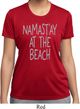 CLEARANCE - Namast'ay at the Beach Ladies Moisture Wicking Yoga Shirt