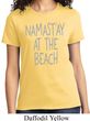 Yoga Namastay at the Beach Ladies Shirt