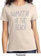 Yoga Namastay at the Beach Ladies Shirt