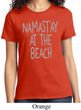 Yoga Namastay at the Beach Ladies Shirt