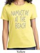 Yoga Namastay at the Beach Ladies Shirt
