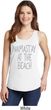 Yoga Namastay at the Beach Ladies Tank Top