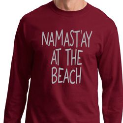 Yoga Namastay at the Beach Long Sleeve Shirt Yoga Namastay at the Beach Long Sleeve Shirt