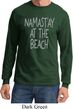 Yoga Namastay at the Beach Long Sleeve Shirt