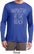 Yoga Namastay at the Beach Mens Dry Wicking Long Sleeve Shirt