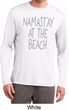Yoga Namastay at the Beach Mens Dry Wicking Long Sleeve Shirt