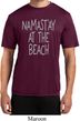 Yoga Namastay at the Beach Mens Moisture Wicking Shirt
