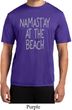 Yoga Namastay at the Beach Mens Moisture Wicking Shirt