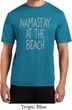 Yoga Namastay at the Beach Mens Moisture Wicking Shirt