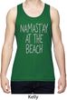 Yoga Namastay at the Beach Mens Moisture Wicking Tanktop