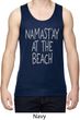 Yoga Namastay at the Beach Mens Moisture Wicking Tanktop