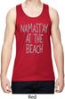 Yoga Namastay at the Beach Mens Moisture Wicking Tanktop