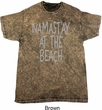 Yoga Namastay at the Beach Mineral Tie Dye Shirt