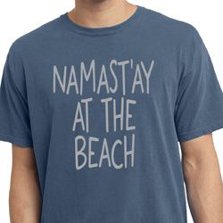 Yoga Namastay at the Beach Pigment Dyed Shirt Yoga Namastay at the Beach Pigment Dyed Shirt