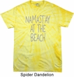 Yoga Namastay at the Beach Spider Tie Dye Shirt