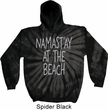Yoga Namastay at the Beach Tie Dye Hoodie
