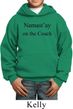 Yoga Namastay Home on the Couch Kids Hoodie