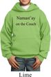 Yoga Namastay Home on the Couch Kids Hoodie