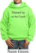 Yoga Namastay Home on the Couch Kids Hoodie