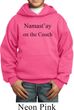 Yoga Namastay Home on the Couch Kids Hoodie