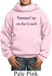 Yoga Namastay Home on the Couch Kids Hoodie