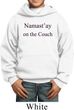Yoga Namastay Home on the Couch Kids Hoodie