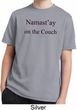 Yoga Namastay Home on the Couch Kids Moisture Wicking Shirt