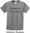 Yoga Namastay Home on the Couch Kids Shirt
