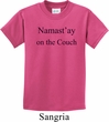 Yoga Namastay Home on the Couch Kids Shirt