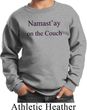 Yoga Namastay Home on the Couch Kids Sweatshirt