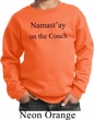 Yoga Namastay Home on the Couch Kids Sweatshirt