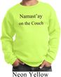 Yoga Namastay Home on the Couch Kids Sweatshirt