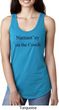 Yoga Namastay Home on the Couch Ladies Ideal Tank Top