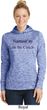 Yoga Namastay Home on the Couch Ladies Moisture Wicking Hoodie