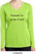Yoga Namastay Home on the Couch Ladies Moisture Wicking Long Sleeve