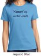 Yoga Namastay Home on the Couch Ladies Shirt