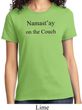 Yoga Namastay Home on the Couch Ladies Shirt